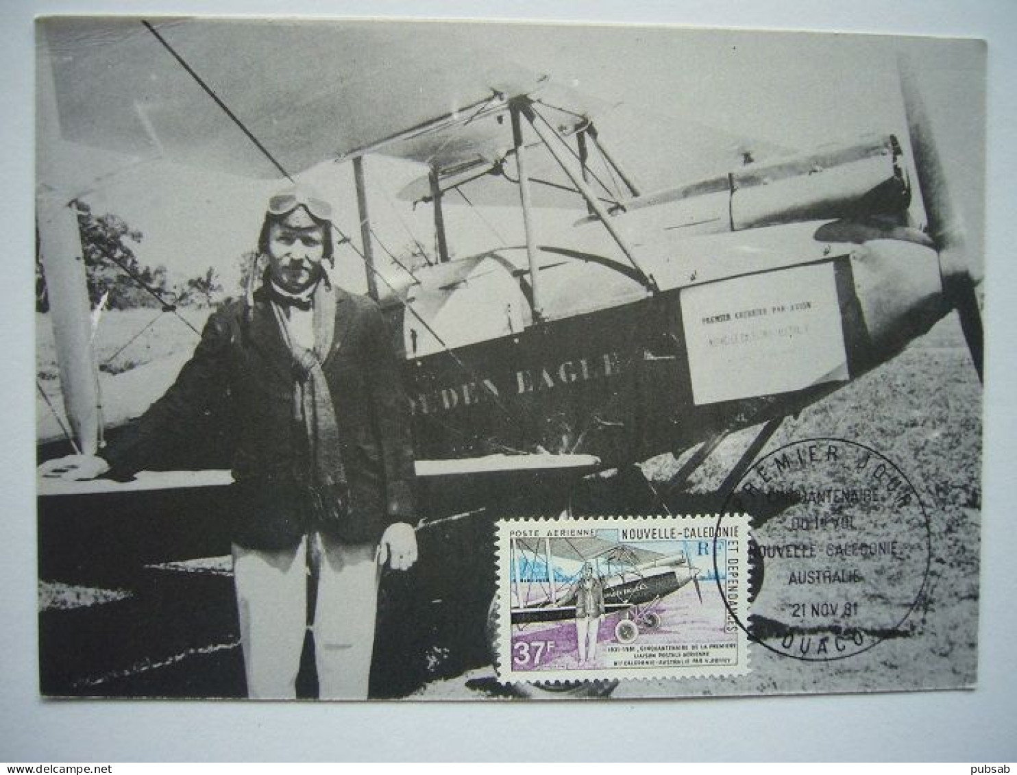 Avion / Airplane / Victor ROFFEY / Golden Eagle / 1ère Liaison Aérienne, Nouvelle Calédonie - Australie 1931 - 1919-1938