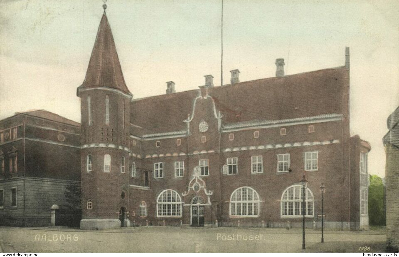 Denmark, AALBORG ÅLBORG, Posthuset, Post Office (1912) Postcard - Dänemark