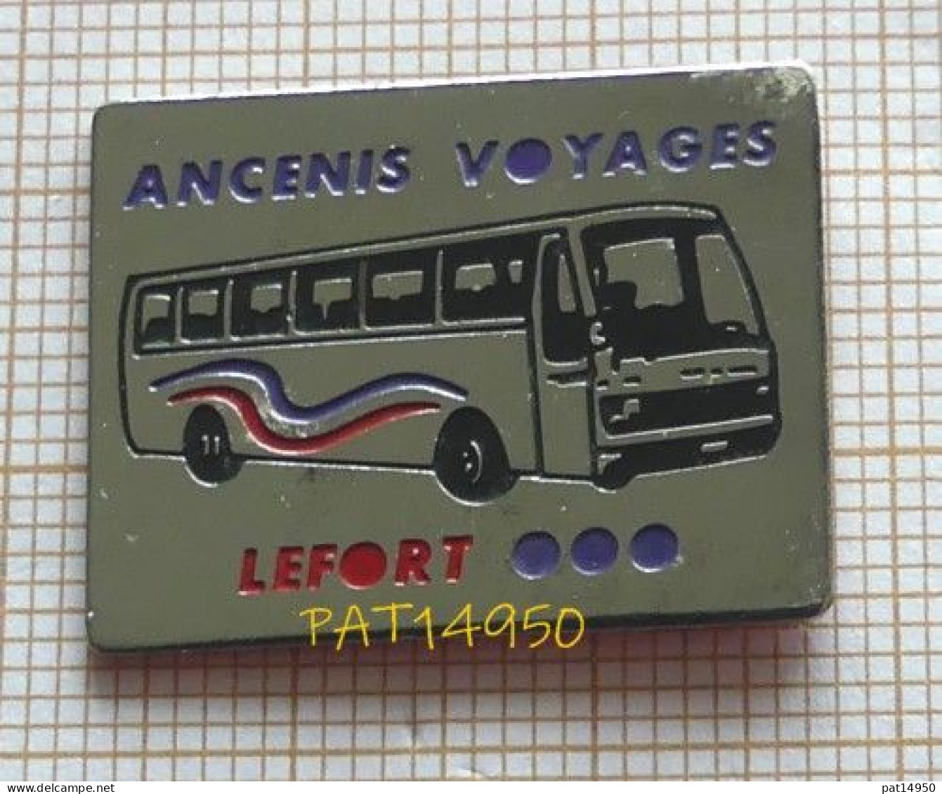 PAT14950 AUTOCAR ANCENIS VOYAGES LEFORT Dpt 44 LOIRE ATLANTIQUE - Transport Und Verkehr