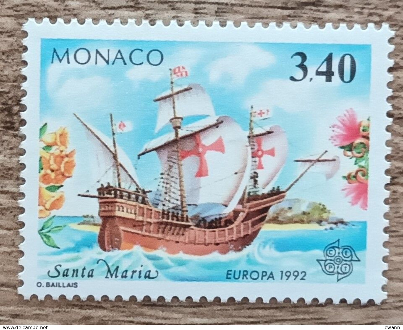 Monaco - YT N°1826 - EUROPA / Christophe Colomb - 1992 - Neuf - Neufs