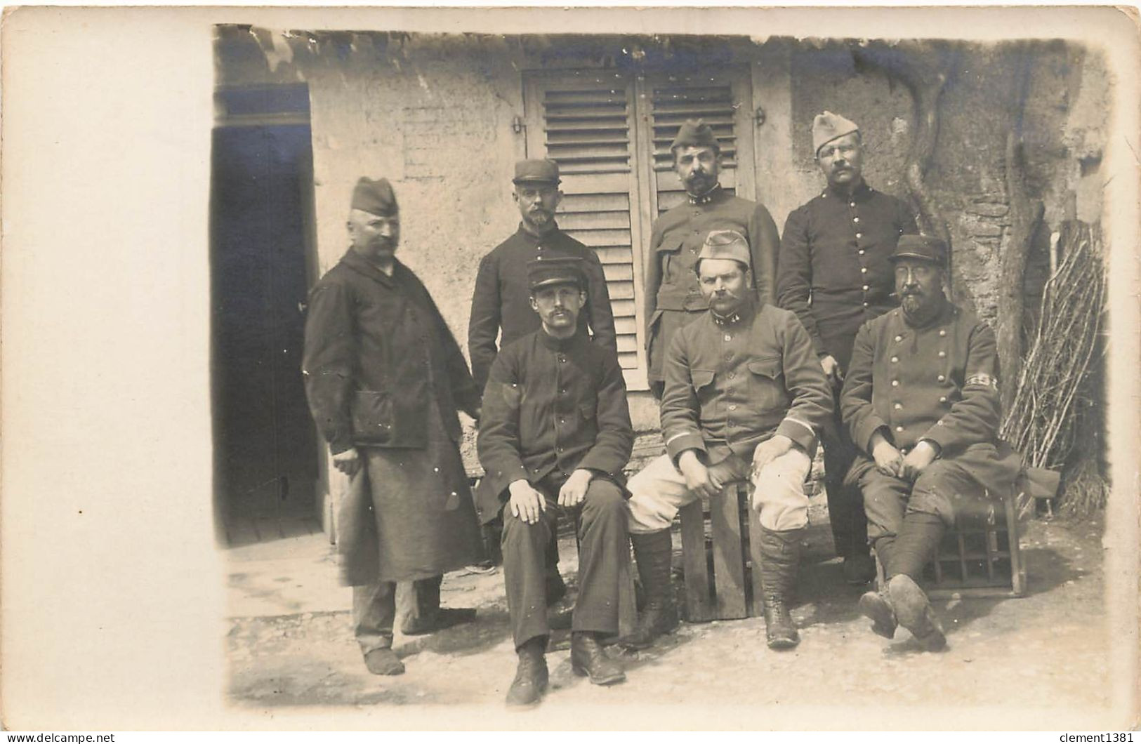 Militaria WW1 Guerre 1914 1918 Carte Photo Soldats Militaires Guilleminot Paris - War 1914-18