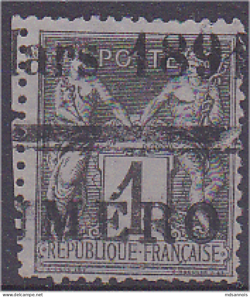 Type Sage N°83 1c Noir Sur Azuré Annulation Typographique Des Journaux Mars 1891 - Autres & Non Classés