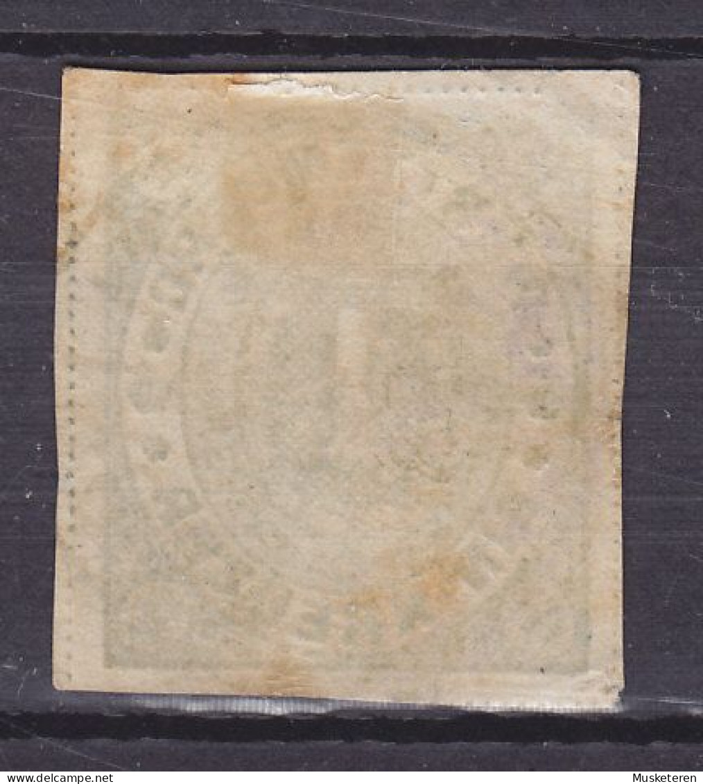 Württemberg 1869 Mi. 36a, 1 Kr. Ziffer Im Oval Deluxe (Sideways) REUTLINGEN Cancel (2 Scans) - Used