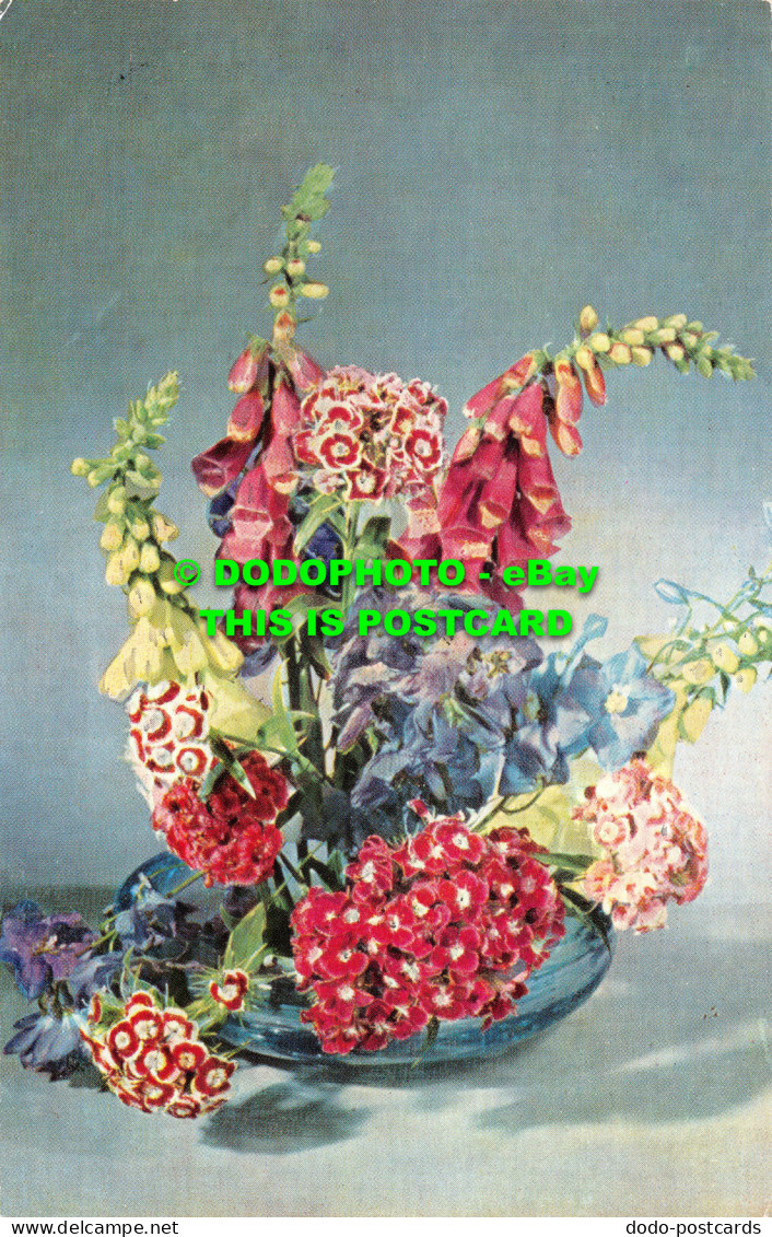 R528839 Vase With Flowers. J. Salmon - World