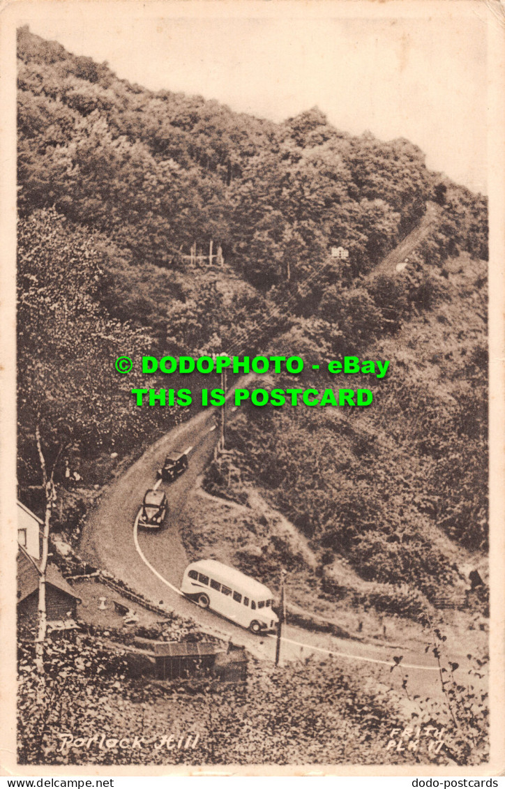 R528526 Porlock Hill. F. Frith. Postcard - World