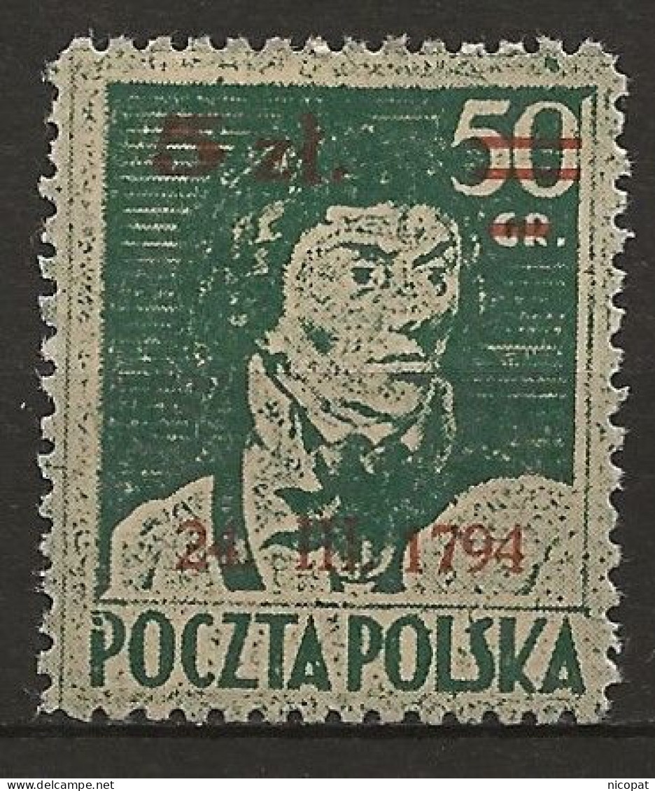POLAND MNH ** 438 Général KOSCIUSZKO - Unused Stamps