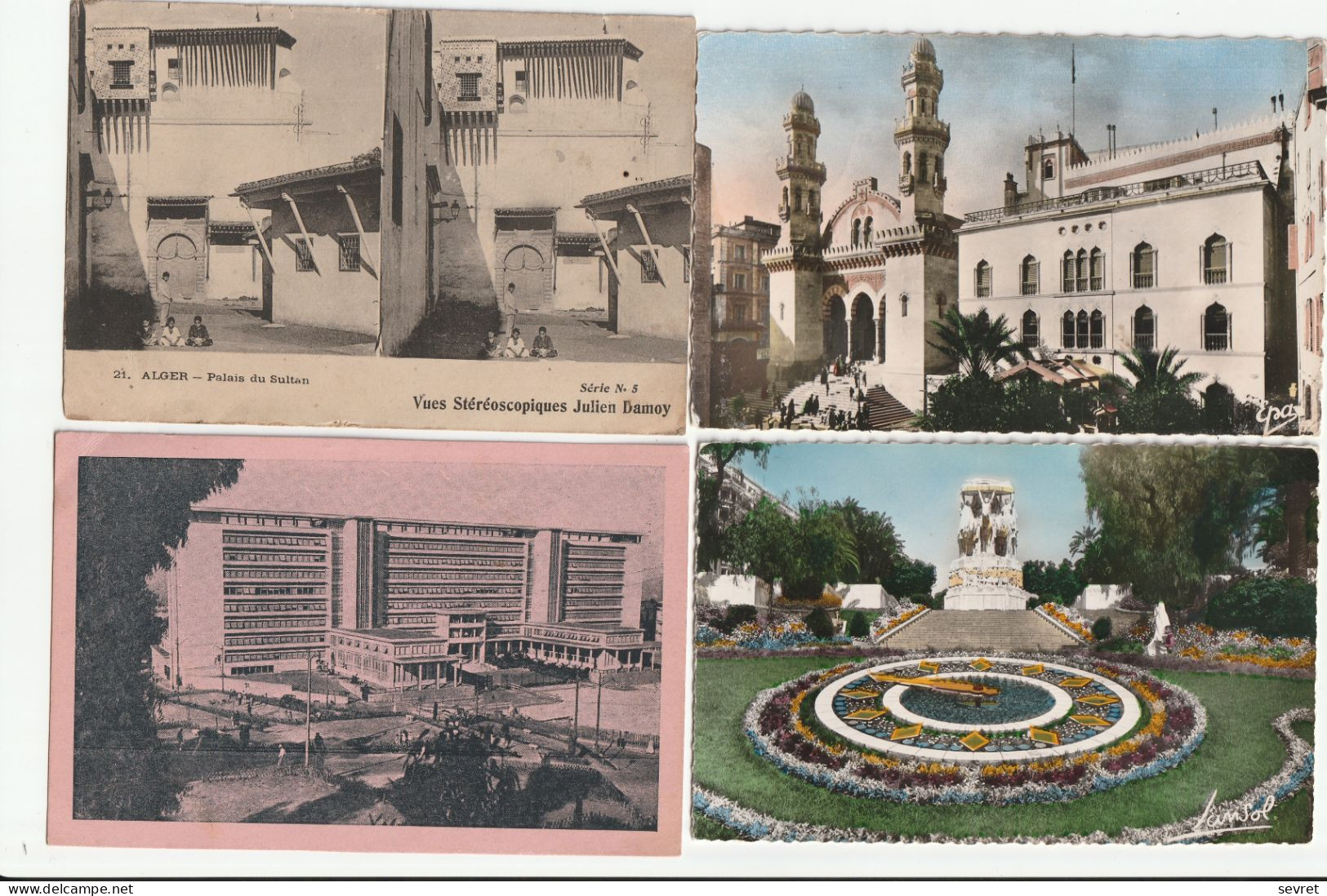 ALGER  - Lot De 33 Cartes Format CPA   Et 2  Photos - 5 - 99 Postkaarten