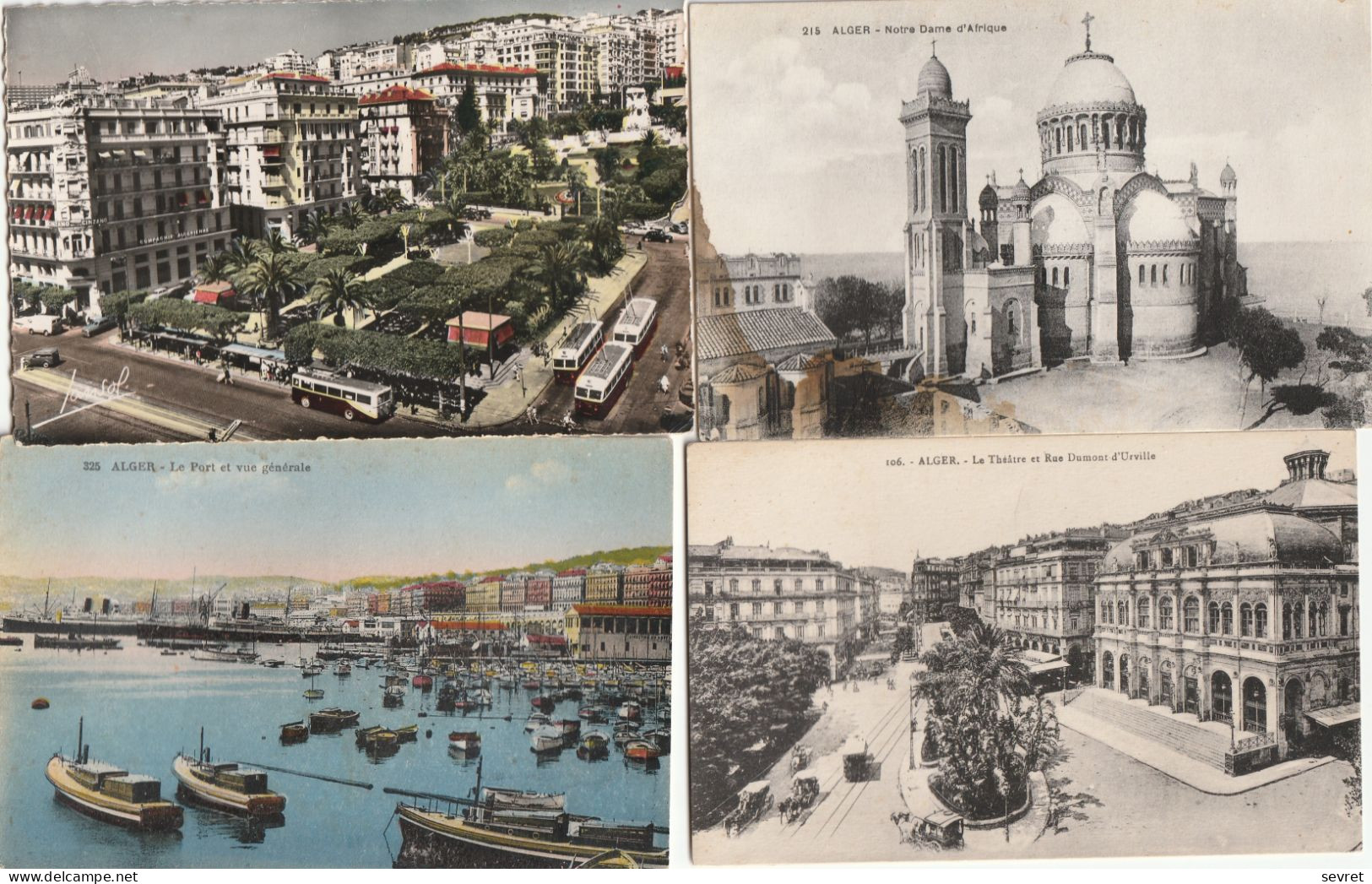 ALGER  - Lot De 33 Cartes Format CPA   Et 2  Photos - 5 - 99 Postkaarten