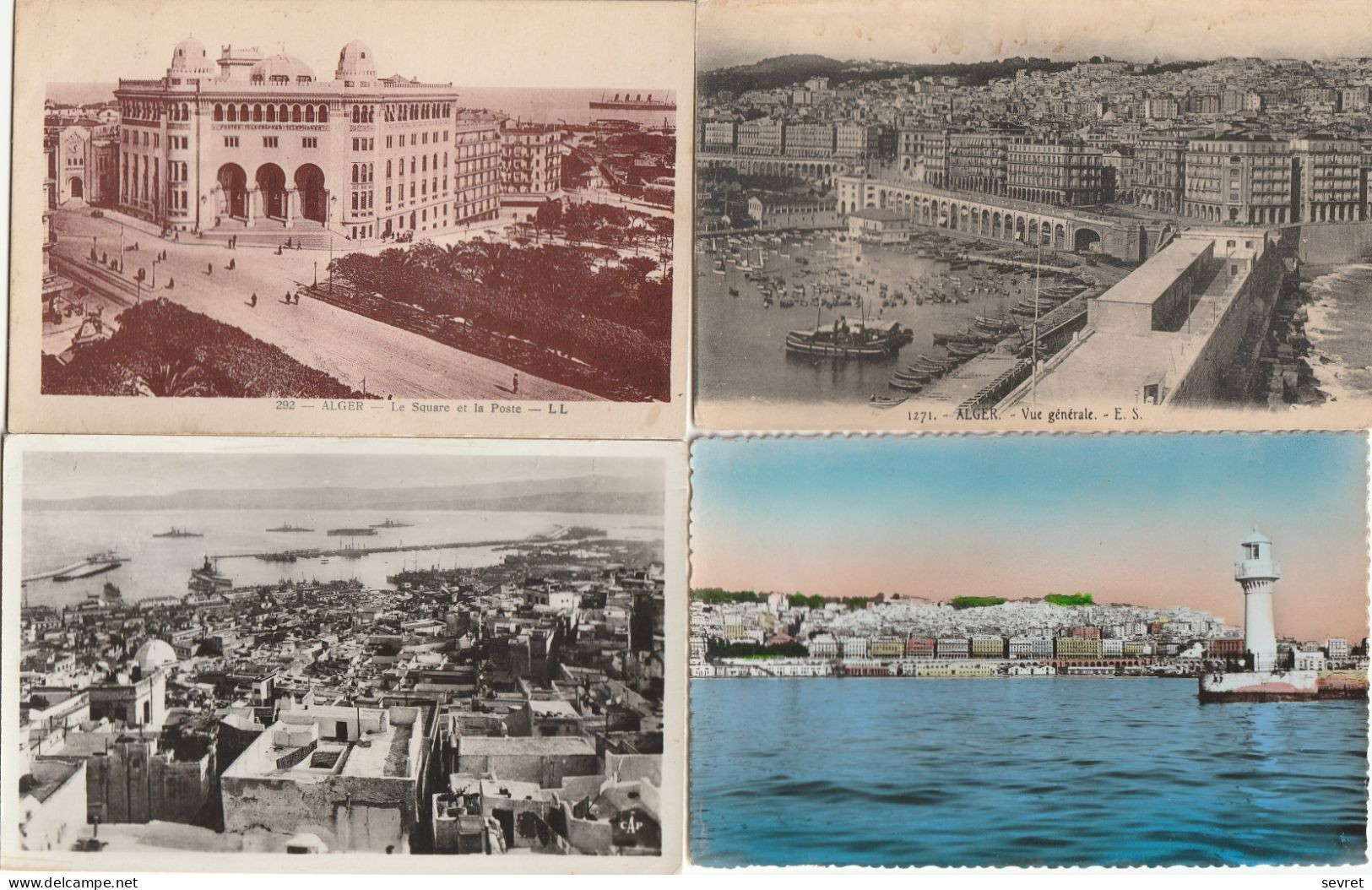 ALGER  - Lot De 33 Cartes Format CPA   Et 2  Photos - 5 - 99 Karten