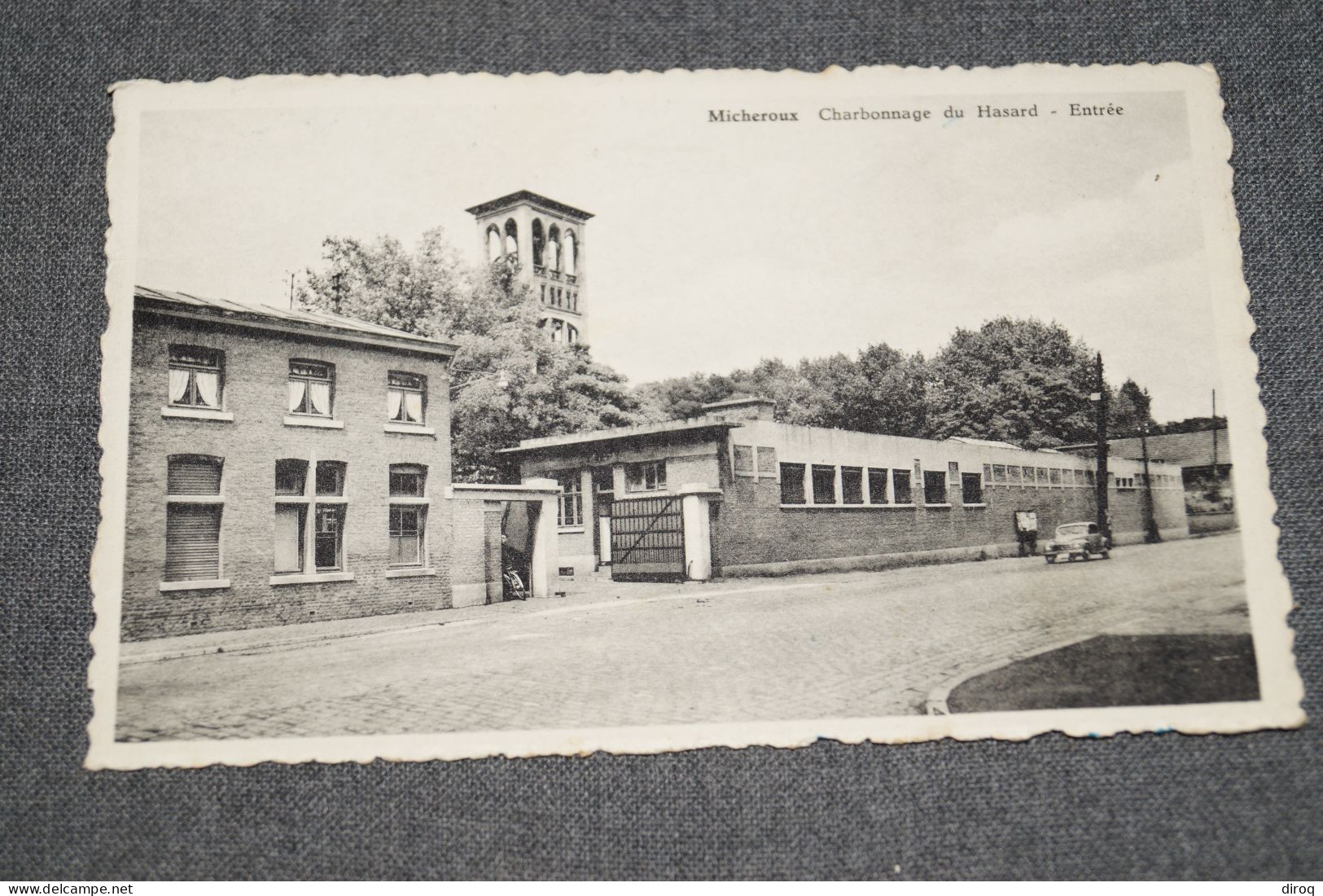 Ancienne Carte, Micheroux,Charbonnage Du Hasard,l'entrée,belle Carte Pour Collection - Soumagne