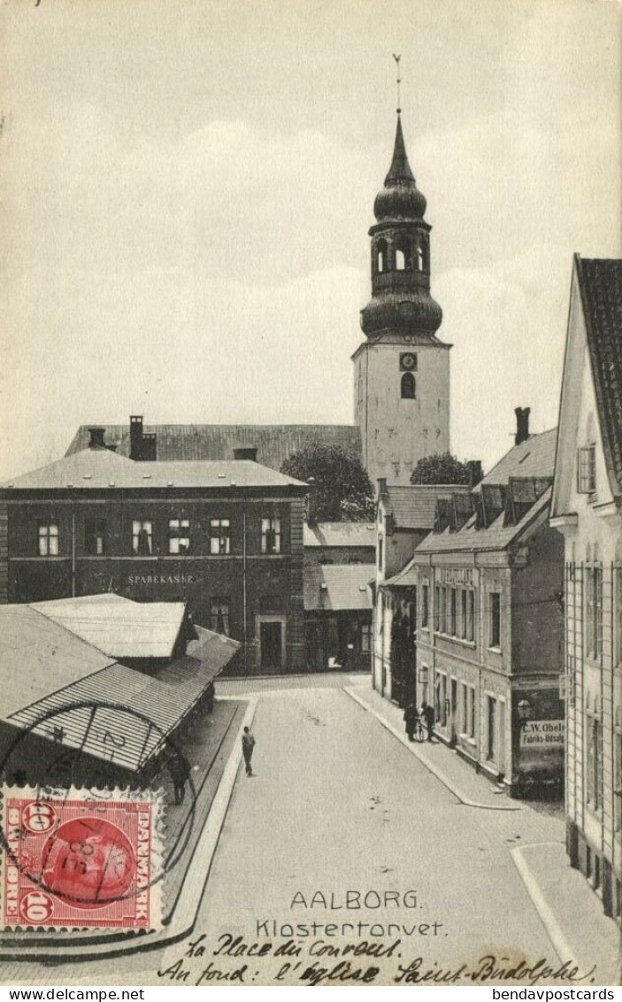 Denmark, AALBORG ÅLBORG, Klostertorvet, Monastery (1908) Postcard - Denmark