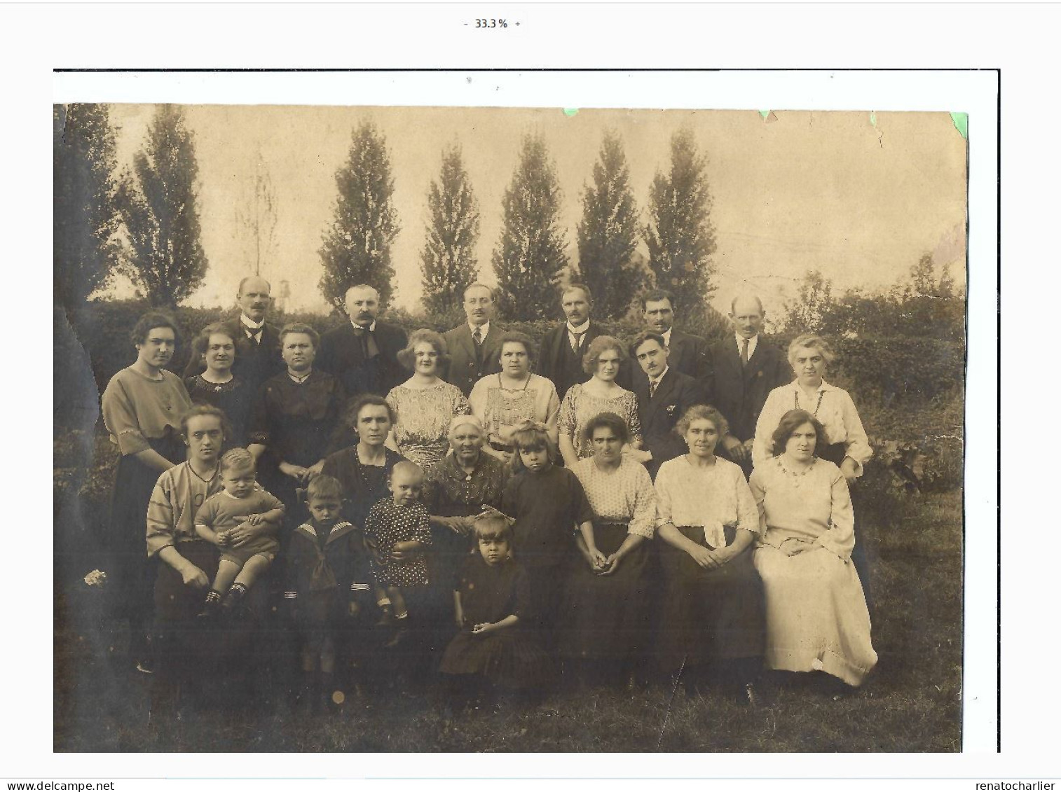 Groupe De Personnes.Format: 22 X  29cm. - Anonymous Persons