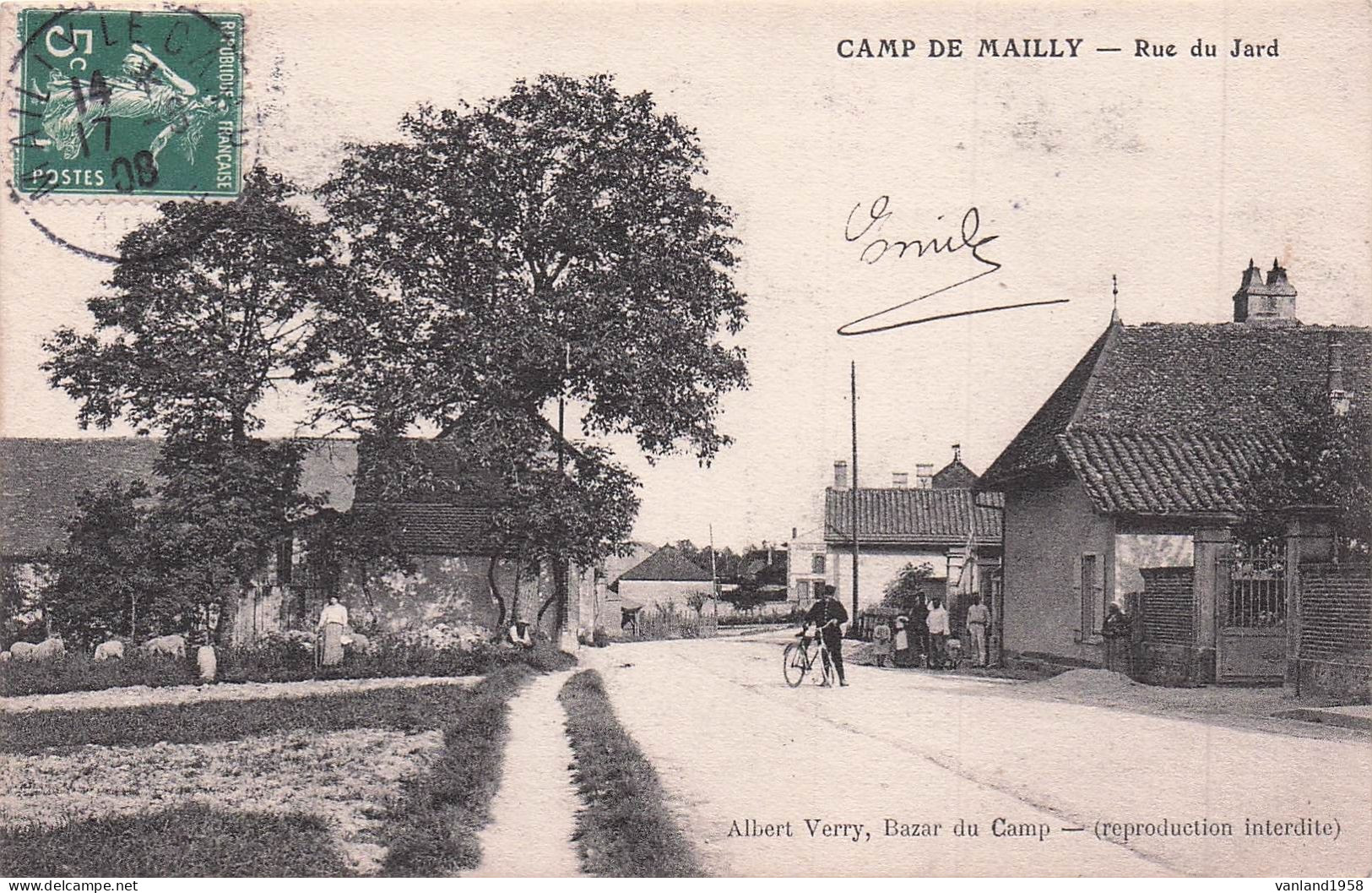 CAMP De MAILLY-rue Du Jard - Mailly-le-Camp