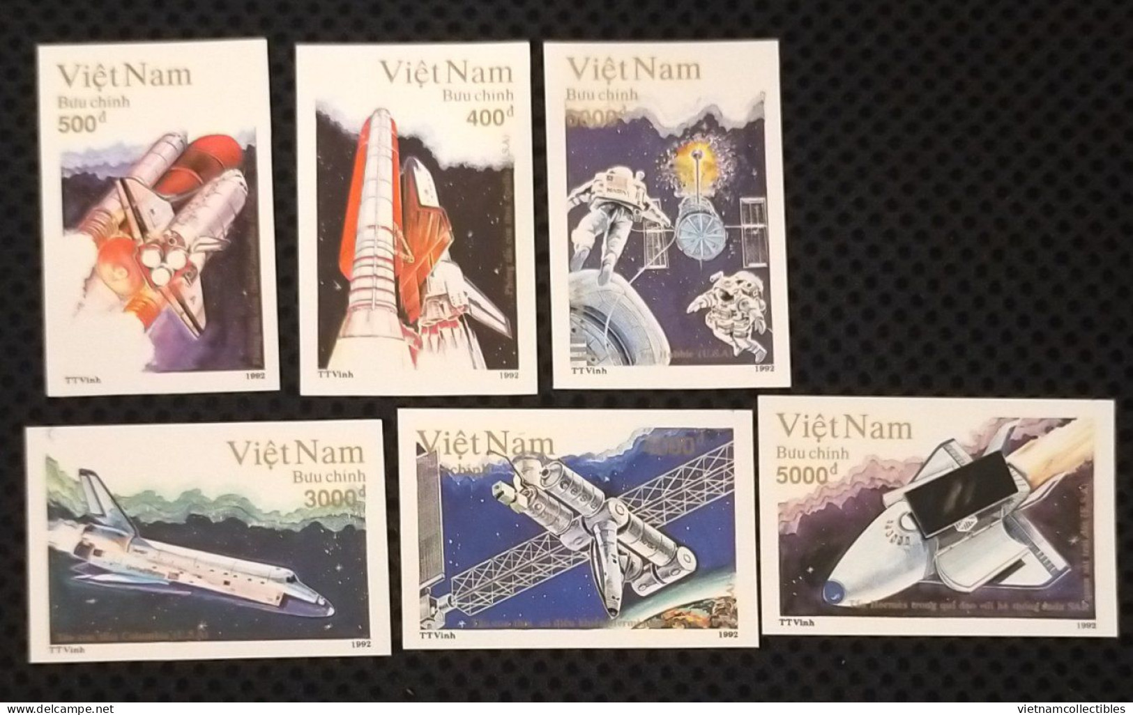 Vietnam Viet Nam MNH Imperf Stamps 1992 : Shuttle Spaceship / Space (Ms641) - Vietnam