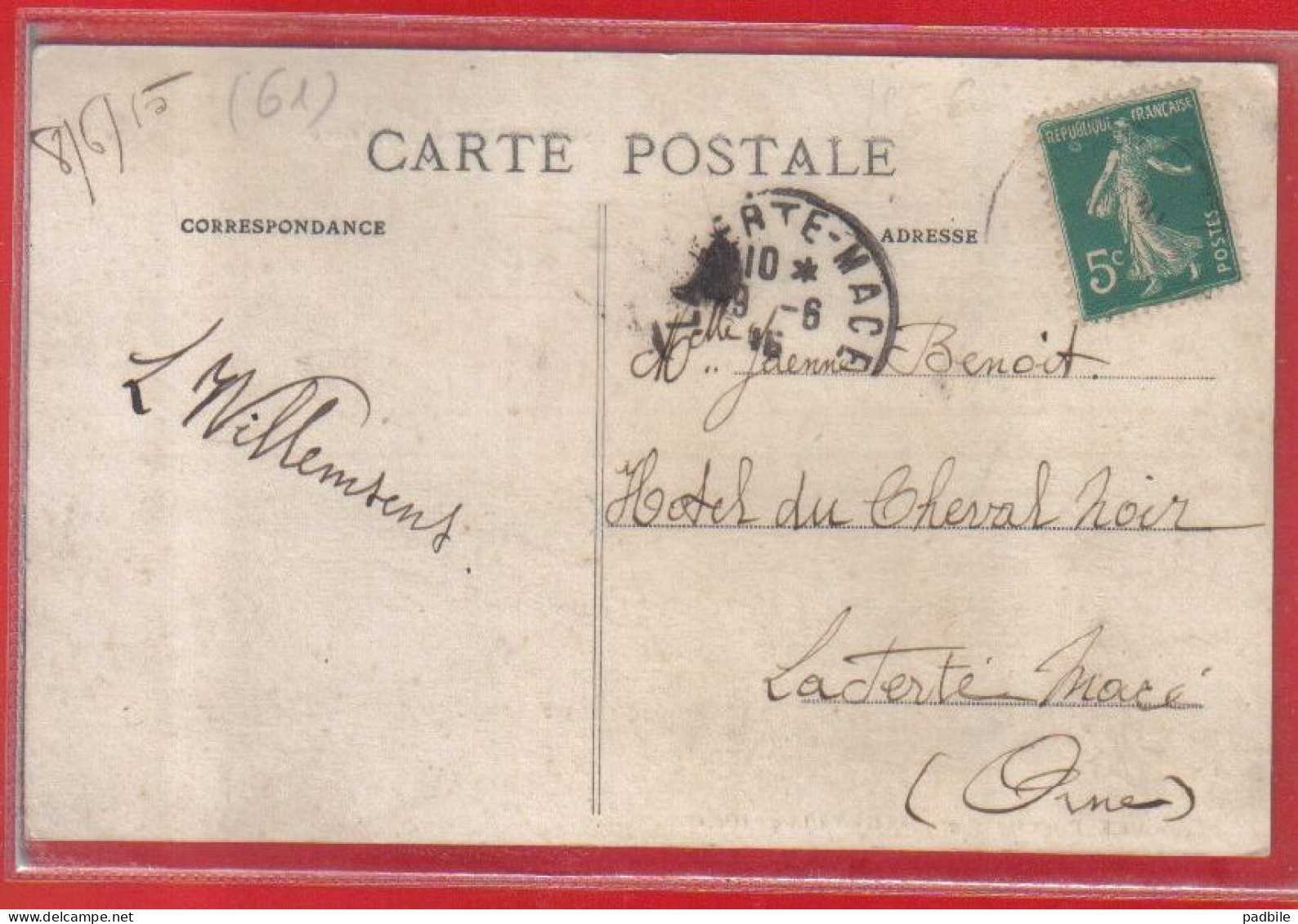 Carte Postale 61. Surdon La Gare  Train Vapeur    Très Beau Plan - Altri & Non Classificati