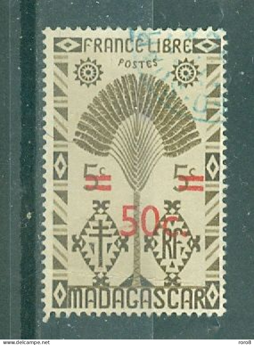 MADAGASCAR - N°290 Oblitéré. - Timbres De 1943 Surchargés. - Used Stamps