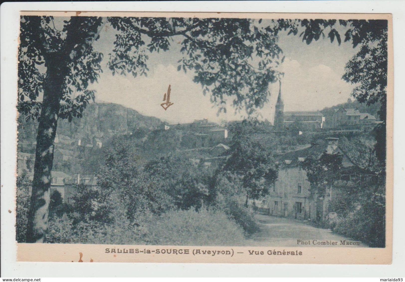 SALLES LA SOURCE - AVEYRON - VUE GENERALE - Andere & Zonder Classificatie