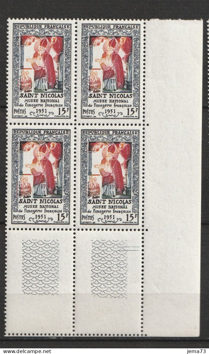 N° 904 Inauguration Du Musée De L'Imagerie Française à Epinal. Beau Bloc De 4Timbres Neuf - Nuovi