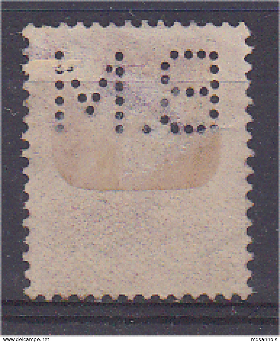 Sage N°98 80c Rose Perforé BM - Oblitérés