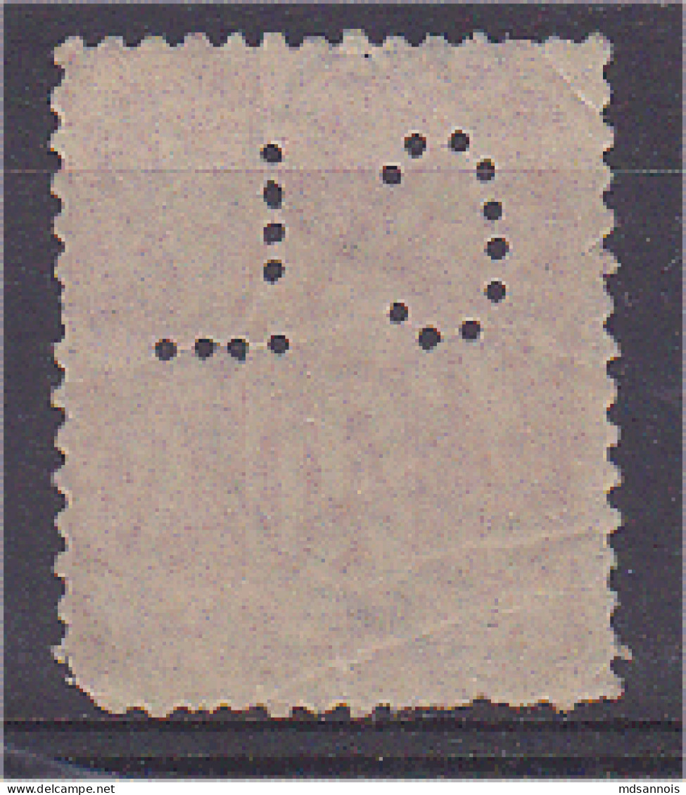 Sage N°94 40c Orange Perforé CL - Used Stamps