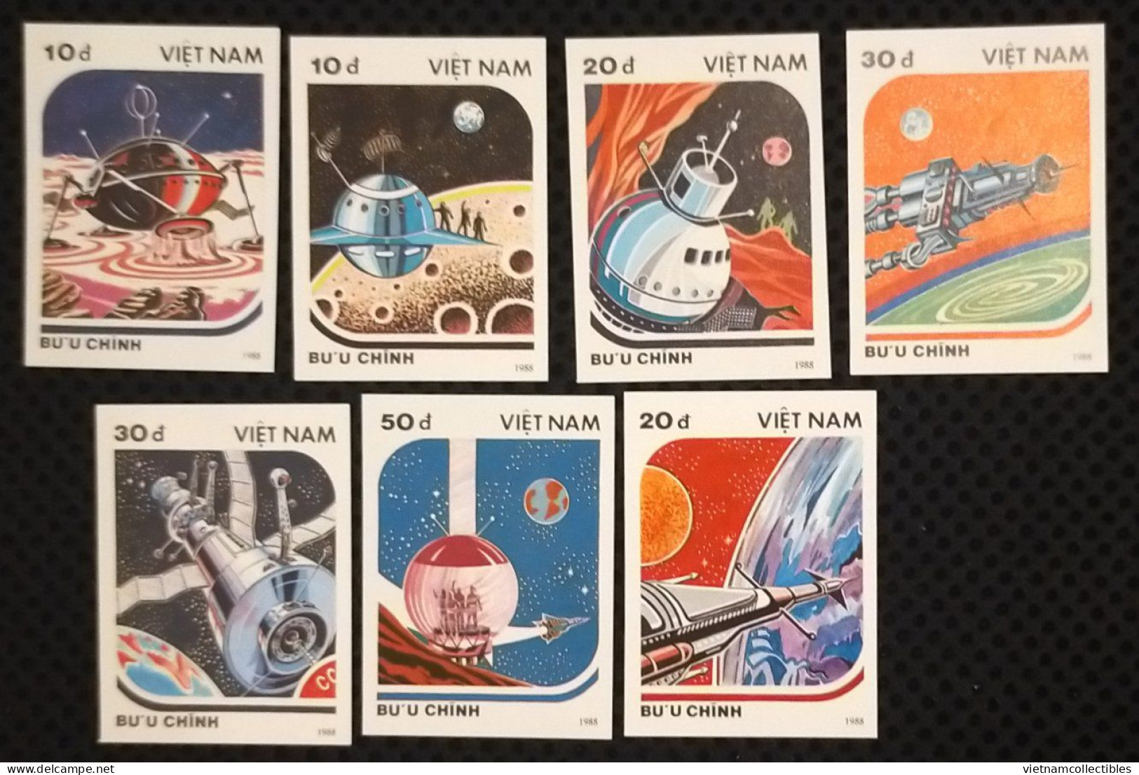 Vietnam Viet Nam MNH Imperf Stamps 1988 : Comos Day / Space (Ms557) - Viêt-Nam