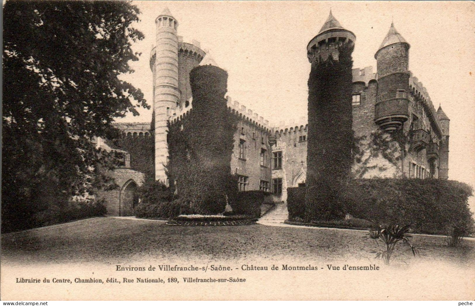 N°1213 W -cpa Château De Montmelas -vue D'ensemble- - Autres & Non Classés