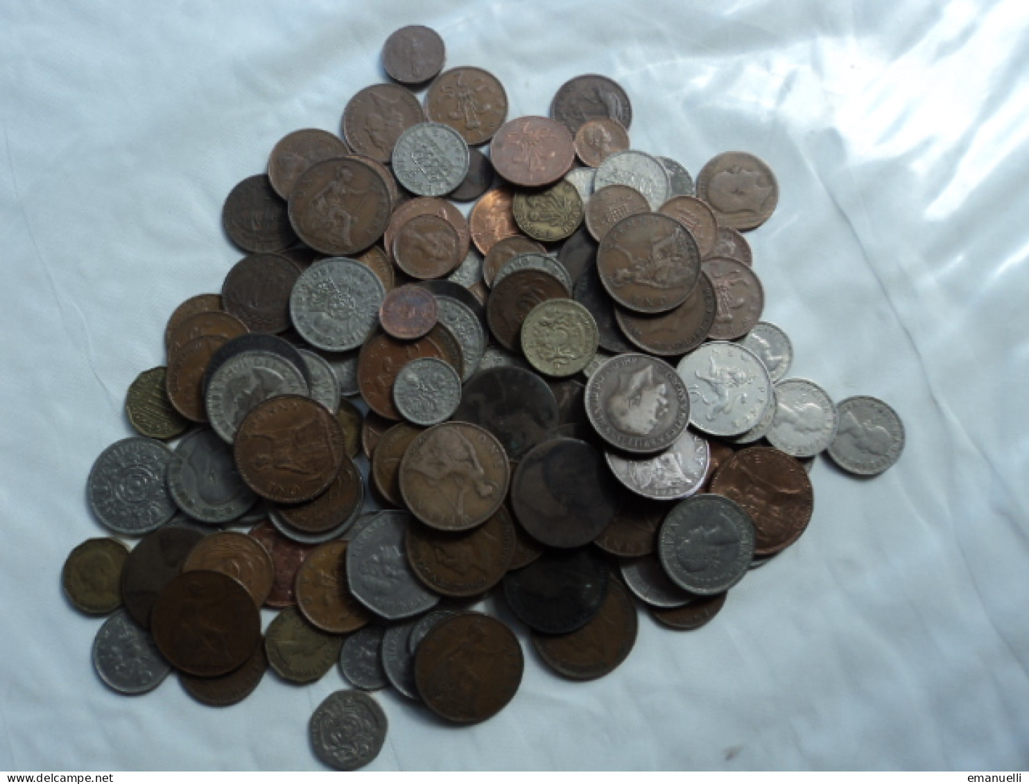 LOT DE 156 MONNAIES DU ROYAUME UNI * - Lots & Kiloware - Coins