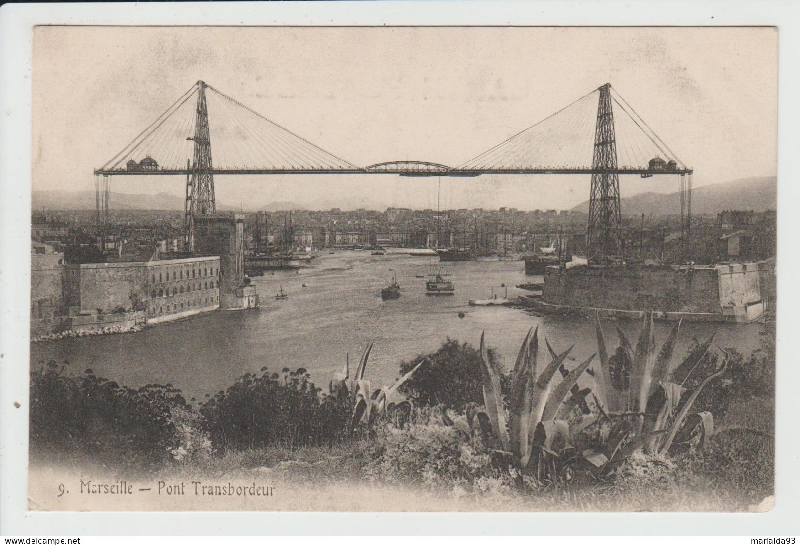 MARSEILLE - BOUCHES DU RHONE - PONT TRANSBORDEUR - Joliette, Zone Portuaire