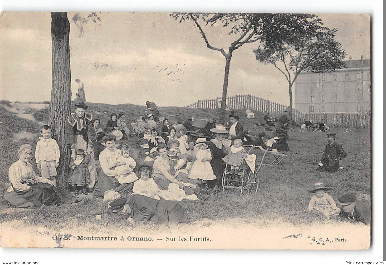 CPA 75018 Montmartre à Ornano Sur Les Fortifs - Arrondissement: 18