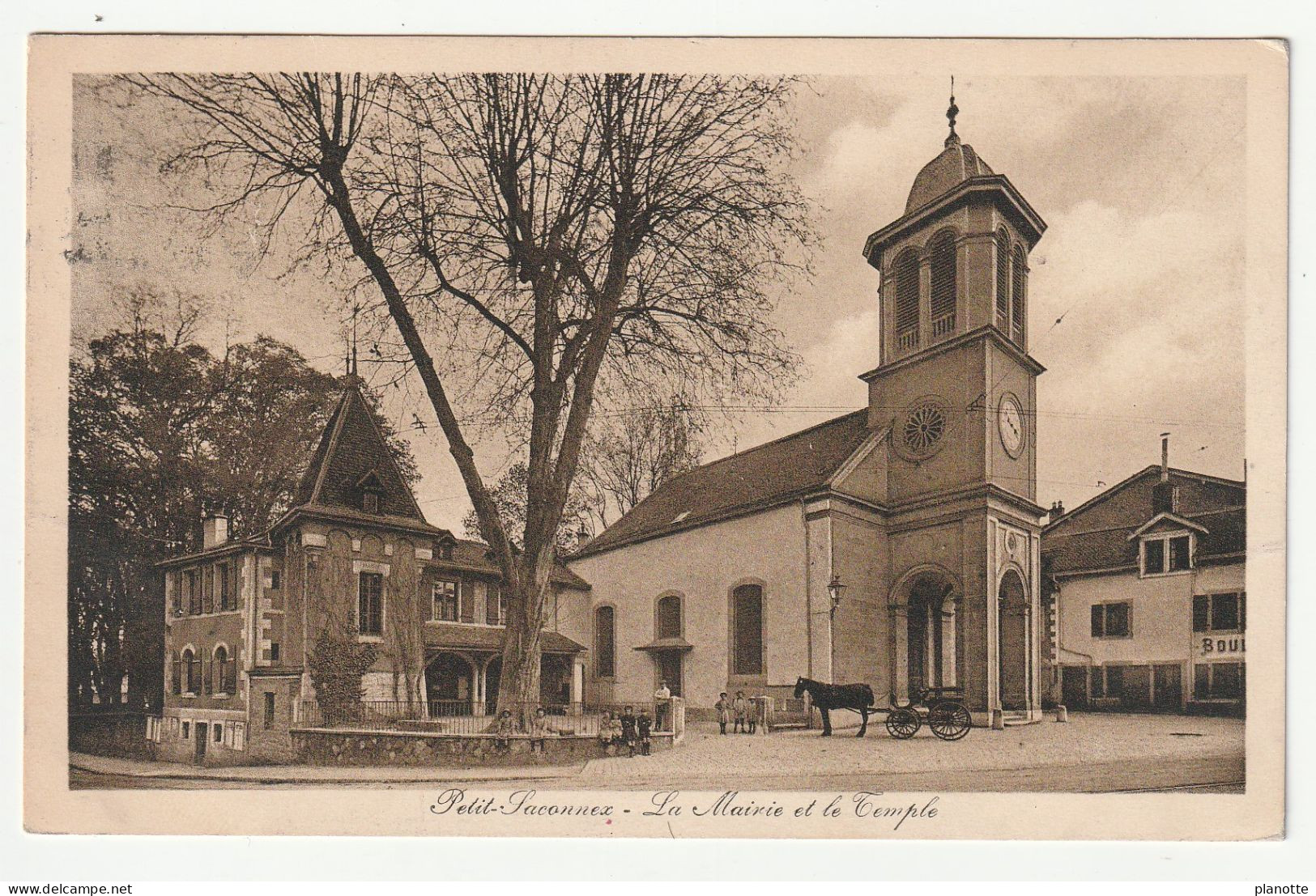 Petit-Saconnex - La Mairie Et Le Temple - Belle CPA 1921  Animée - Other & Unclassified