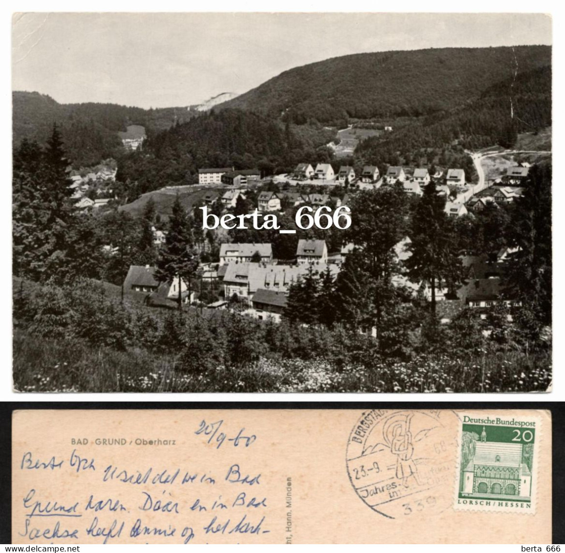 Bad Grund Oberharz 1968 Echte Photo - Bad Grund