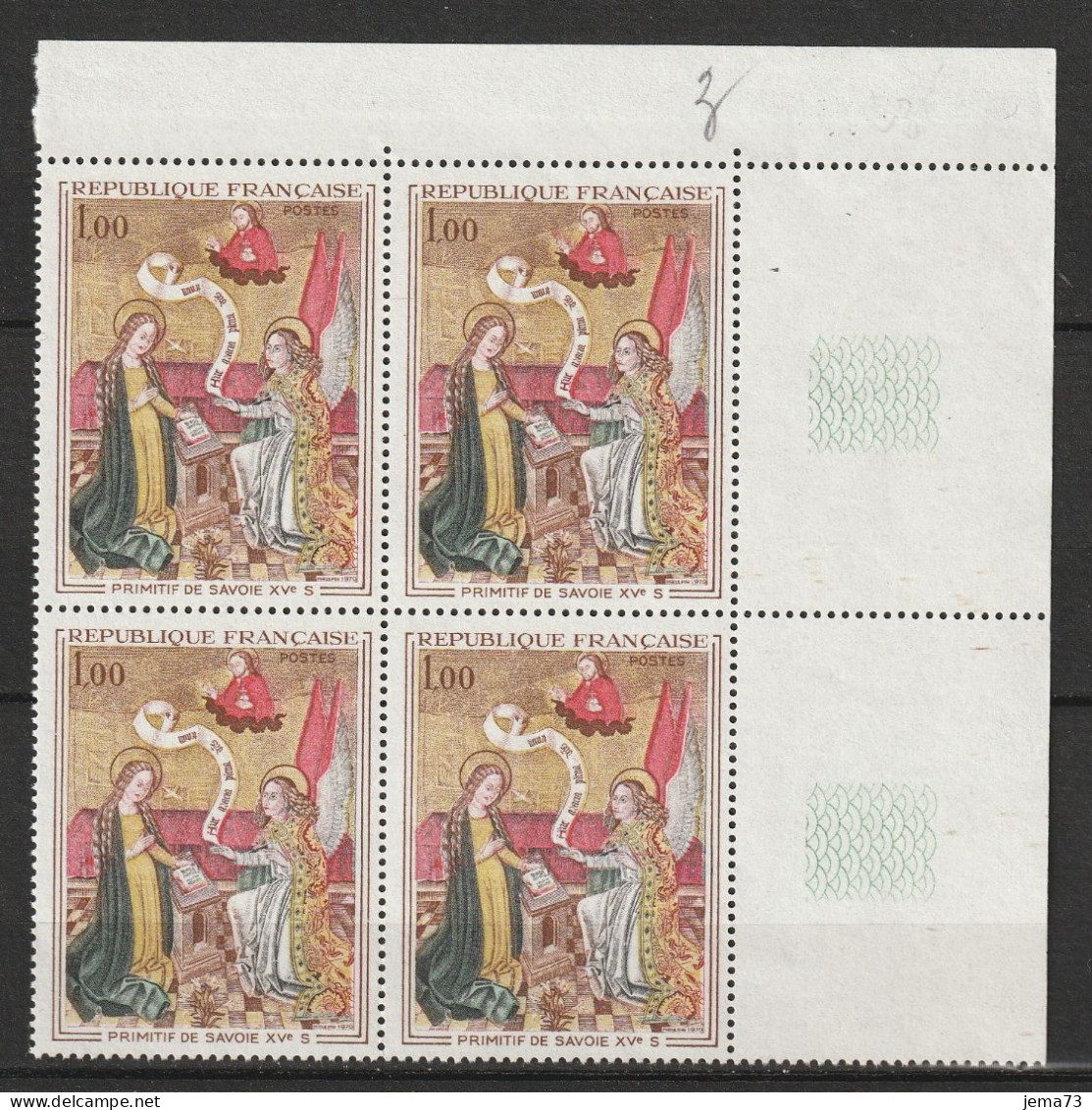 N° 1640 Oeuvres D'Art Primitif De Savoie Beau Blopc De 4 Timbres Neuf - Unused Stamps