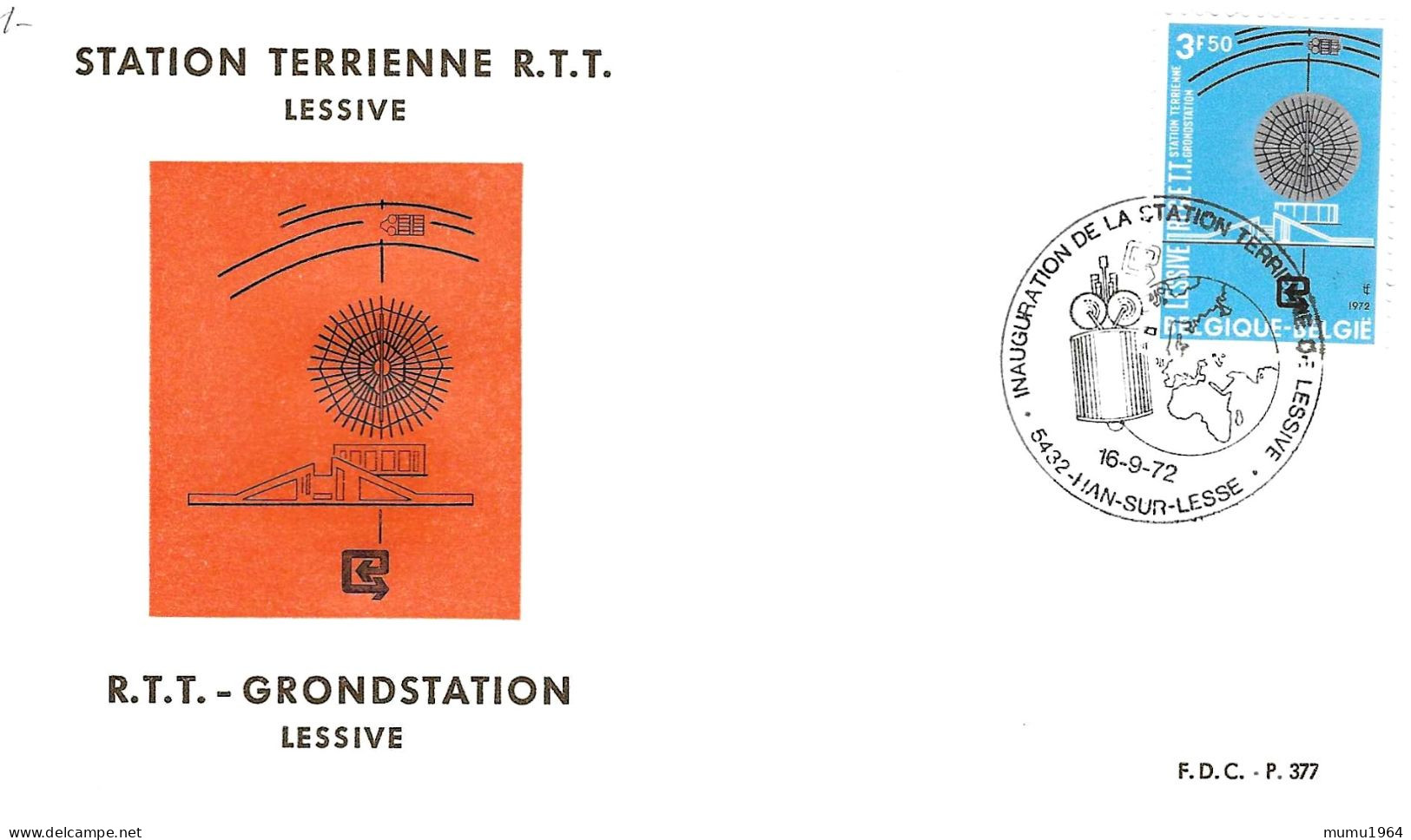 COB - FDC N° 377 - Timbre N° 1640 - 1961-1970