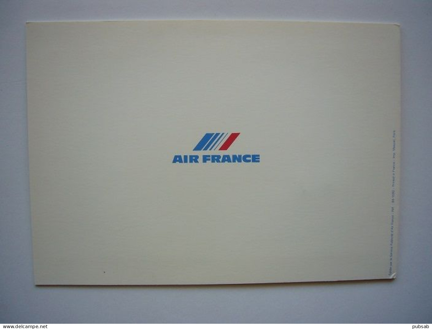 Avion / Airplane / AIR FRANCE / Carte De Voeux / Airline Issue / Size : 11X15,5cm - 1946-....: Modern Era