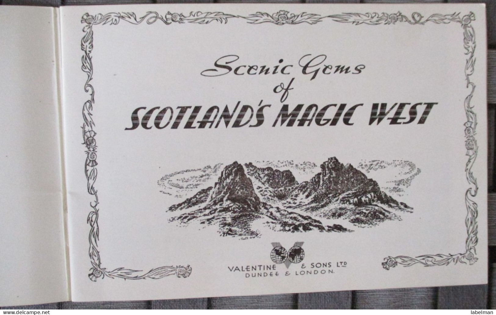 SCOTLAND MAGIC WEST LOT FOLDER BROCHURE KARTE POSTKARTE POSTCARD ANSICHTSKARTE CARTE POSTALE CARTOLINA CARD - Autres & Non Classés