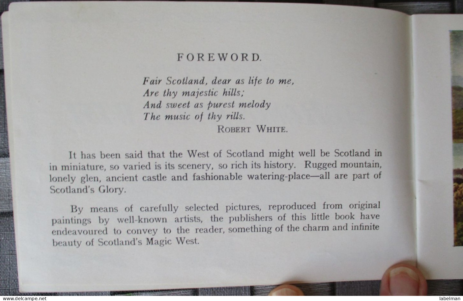 SCOTLAND MAGIC WEST LOT FOLDER BROCHURE KARTE POSTKARTE POSTCARD ANSICHTSKARTE CARTE POSTALE CARTOLINA CARD - Otros & Sin Clasificación