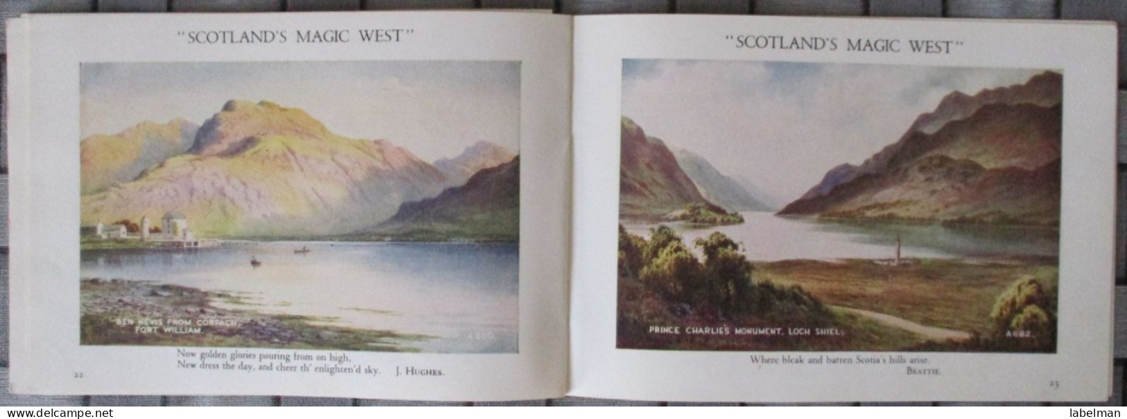 SCOTLAND MAGIC WEST LOT FOLDER BROCHURE KARTE POSTKARTE POSTCARD ANSICHTSKARTE CARTE POSTALE CARTOLINA CARD