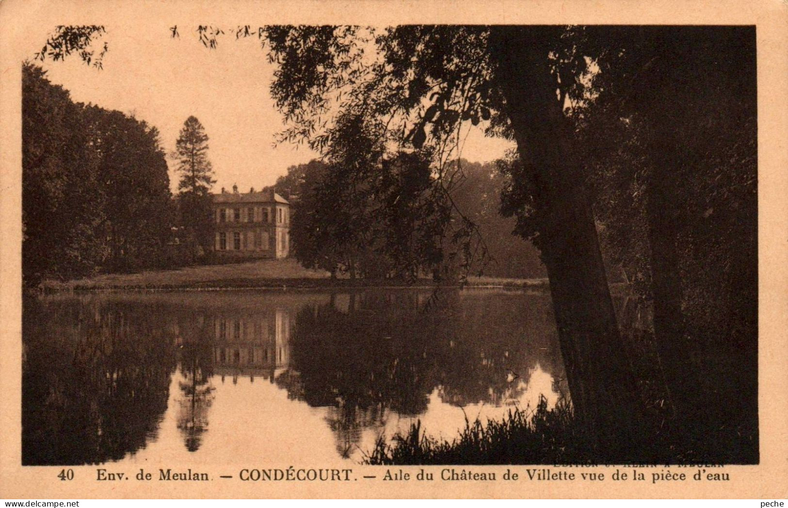 N°1219 W -cpa Condécourt -aile Du Château De Villette- - Other & Unclassified