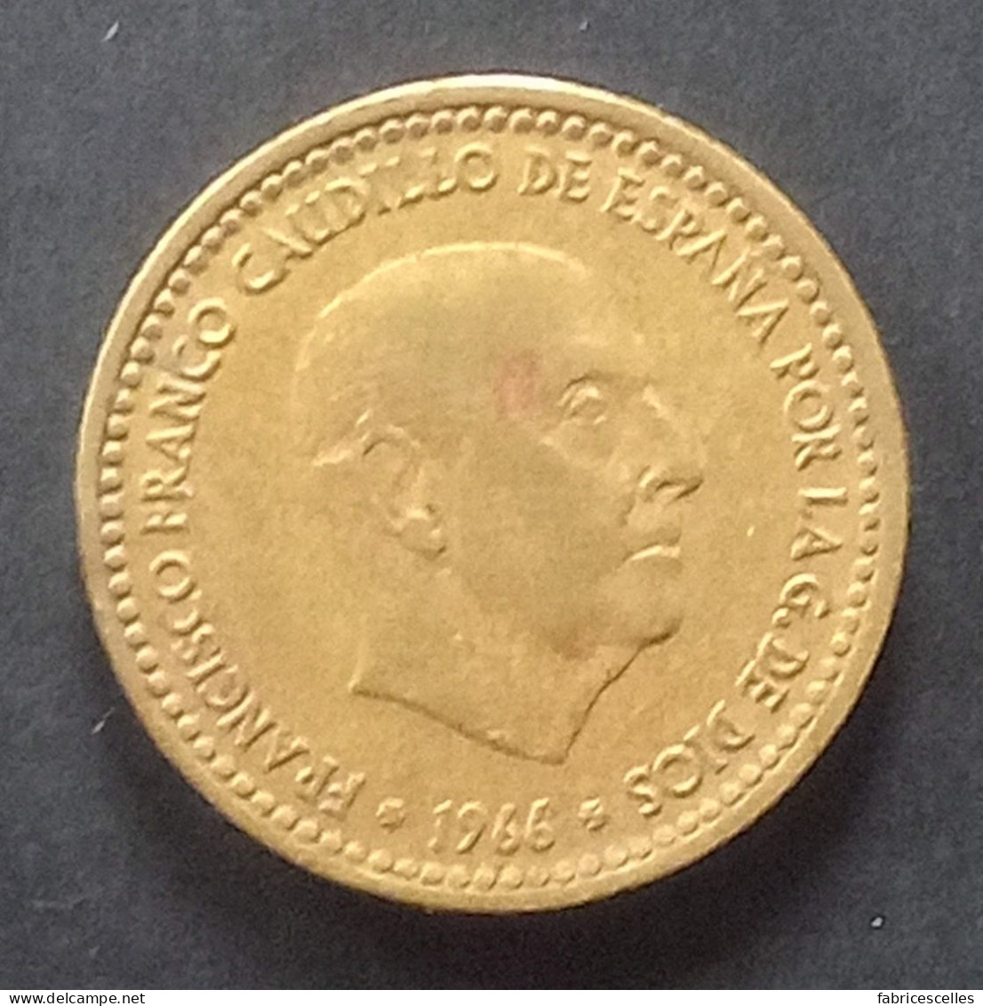 Espagne - Pièce De 1 Peseta 1966 (Franco) - 1 Peseta