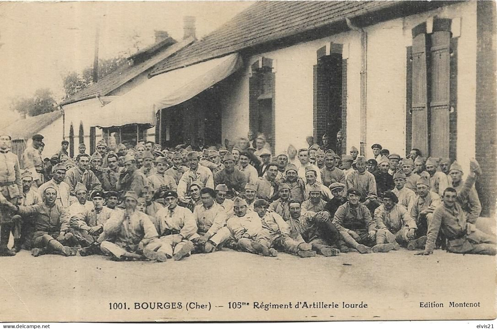 BOURGES 103 ème Régiment D' Artillerie Lourde - Bourges