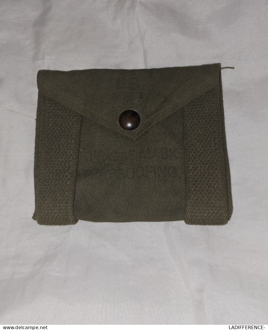 Pochette En Tissu US KIT GAS MASK - 1939-45