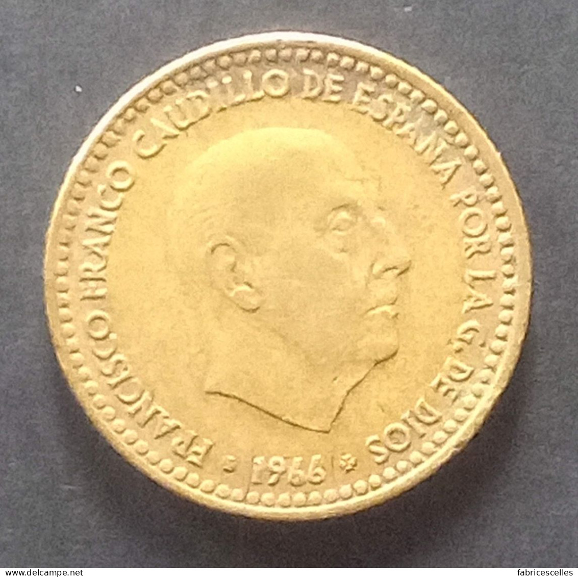 Espagne - Pièce De 1 Peseta 1966 (Franco) - 1 Peseta