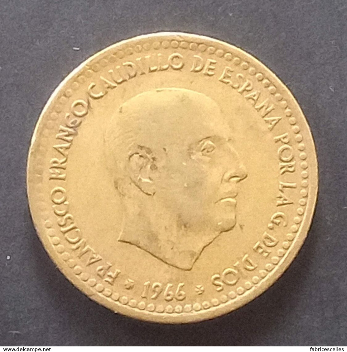 Espagne - Pièce De 1 Peseta 1966 (Franco) - 1 Peseta