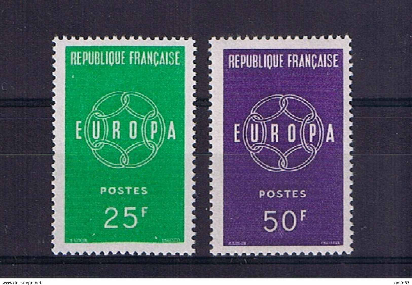 FRANCE 1959 Y&T N° 1218 - 1219 NEUF** (141174) - Unused Stamps