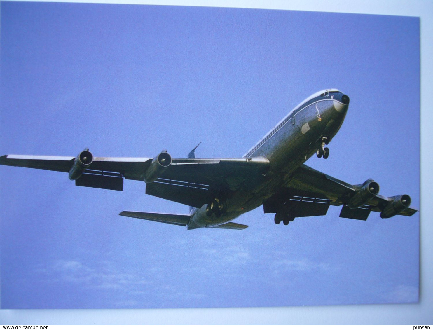 Avion / Airplane / SABENA / Boeing 707-29 / Registered As OO-SJH / Landing At Brussels Airport / Aéroport - 1946-....: Era Moderna