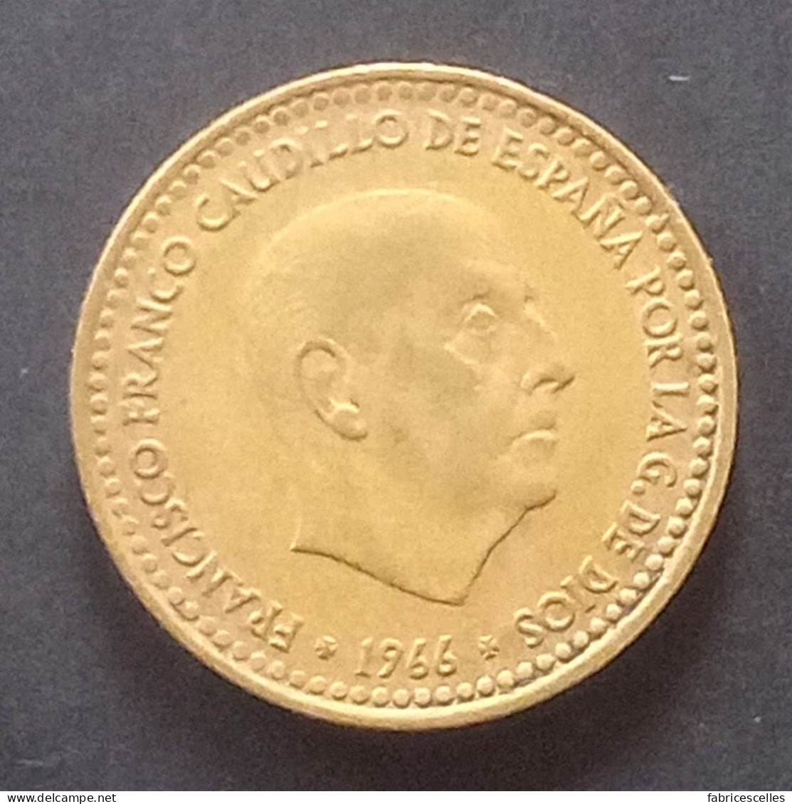 Espagne - Pièce De 1 Peseta 1966 (Franco) - 1 Peseta