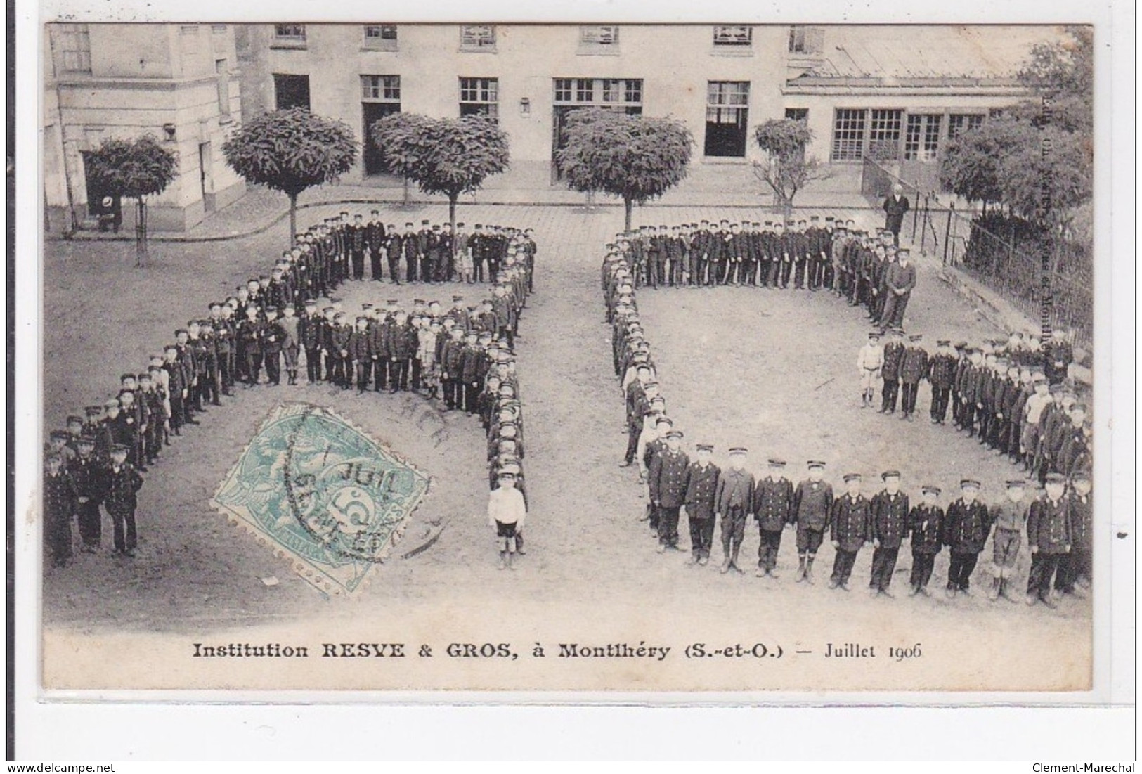 MONTLHERY : Institution Reste  Gros, Juillet 1906 - Très Bon état - Montlhery