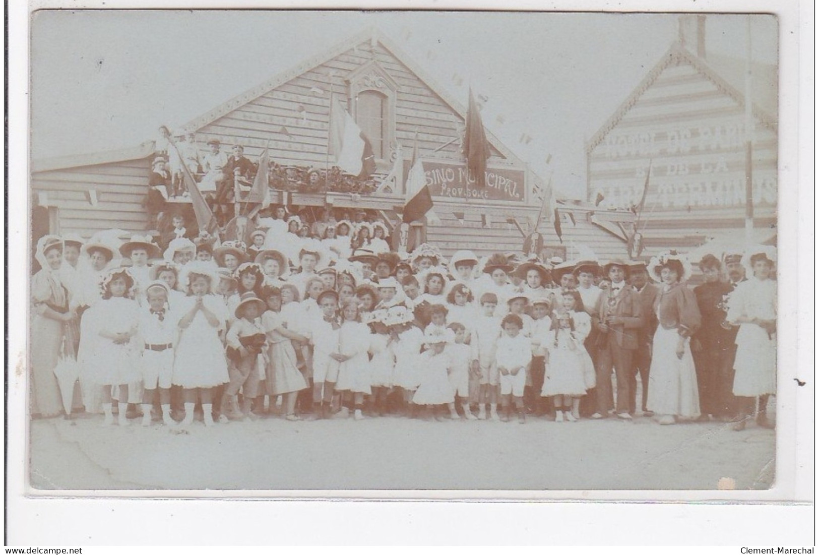 FORT-MAHON : Casino Municipal Provisoire, Grand Hôtel De Paris - état - Fort Mahon