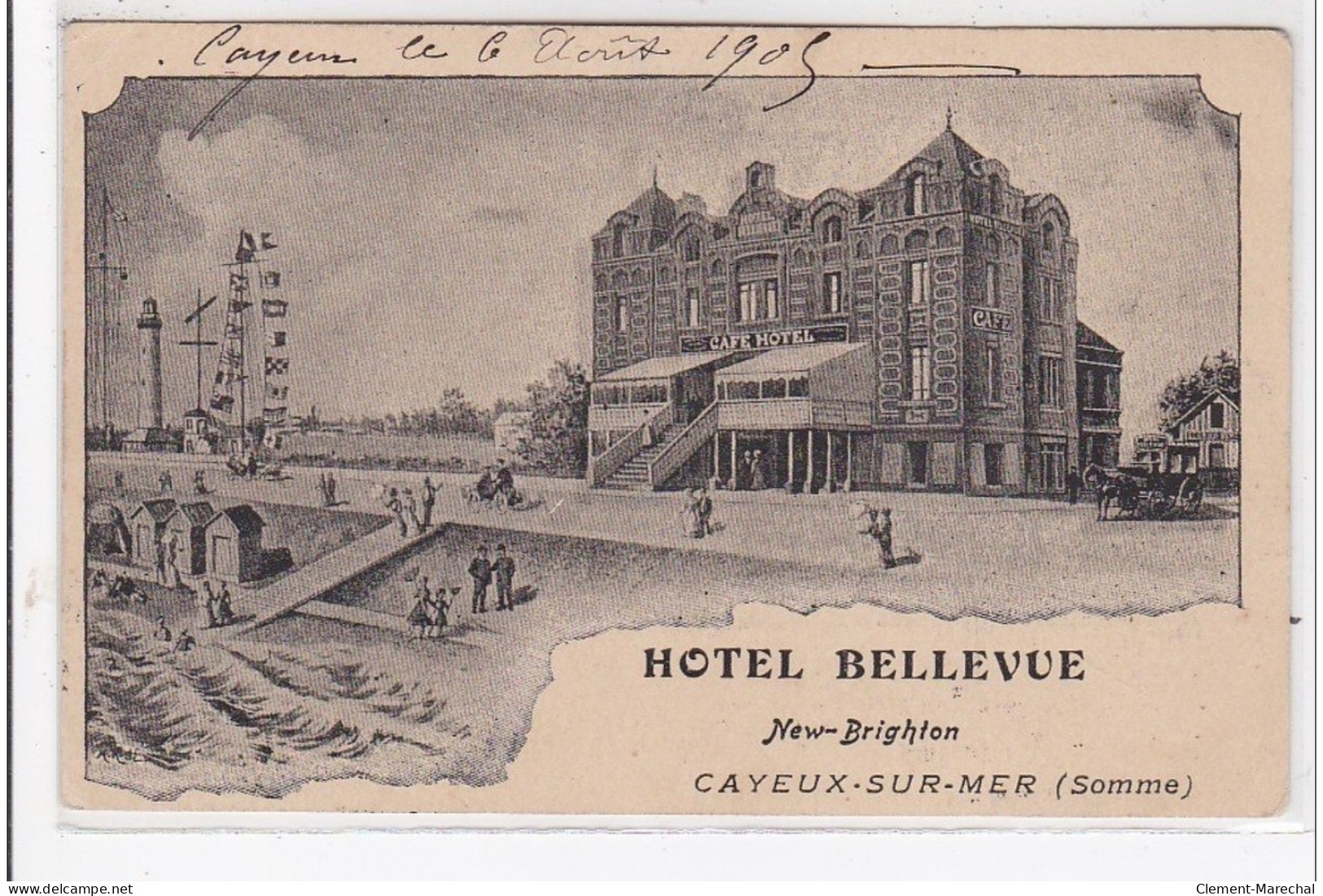 CAYEUX-sur-MER : Hôtel Bellevue New-brighton - Tetat - Cayeux Sur Mer