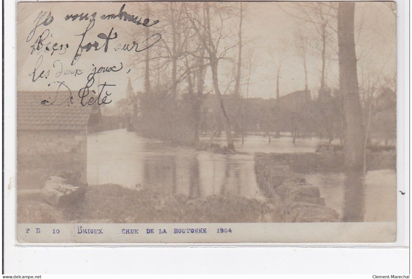 BRIOUX : Crue De La Boutonne 1904 - Etat - Other & Unclassified